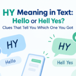 HY meaning in text